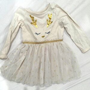Christmas reindeer dress 2T